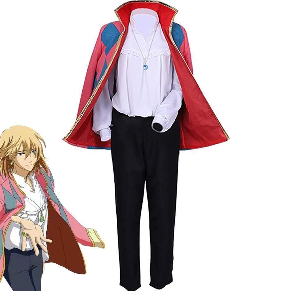 Howl Cosplay Costume Daily Anime Clothes Howl's Moving Castle Halloween Show Outfits for Adults - Pajamasbuy