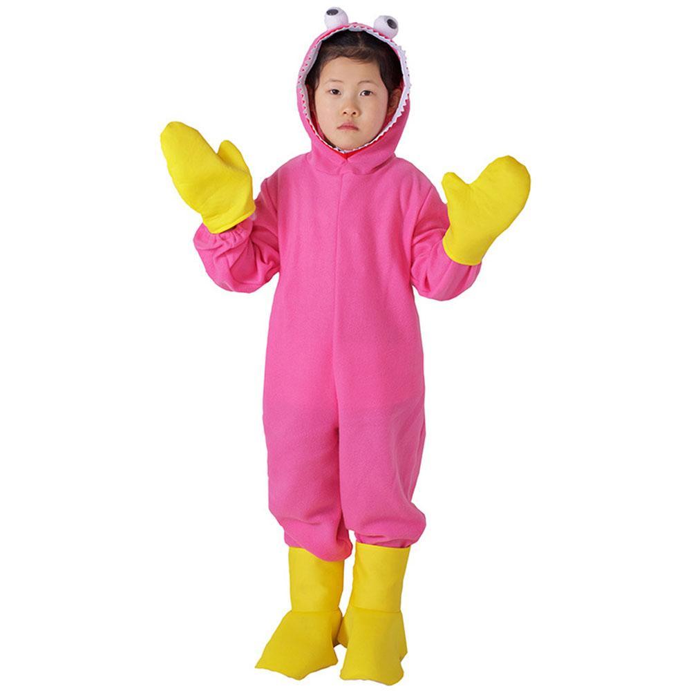 BuyHuggy - Wuggy Cosplay Costume Poppy - Playtime Jumpsuit Onesie Halloween Outfit for Kids Boys Girls Now Cheaper With 3 - 5 Days Ship - PajamasBuy