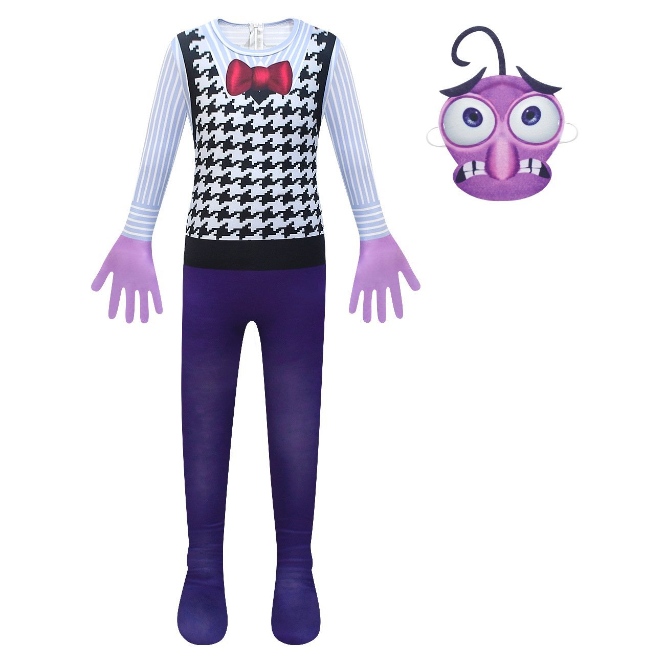 BuyInside Out Fear Cosplay Jumpsuit for Boys Kids' Zentai Costume Now Cheaper With 3 - 5 Days Ship - PajamasBuy