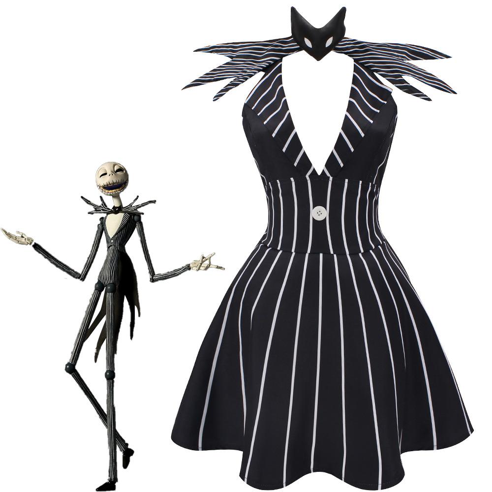 Buyjack skellington costume Dress Nightmare Before Christmas For Women Now Cheaper With 3 - 5 Days Ship - PajamasBuy