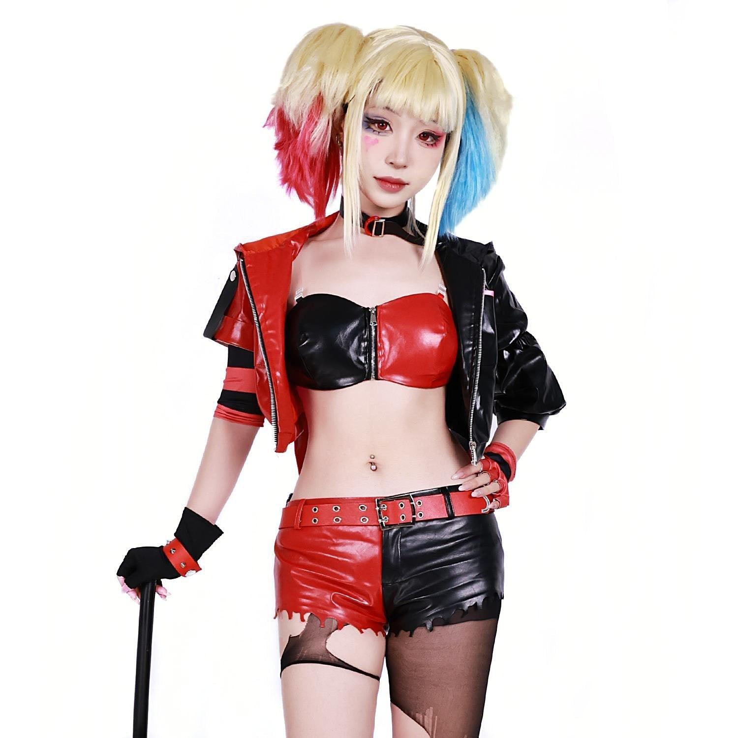 Joker girl cosplay costume suicide squad Harley Quinn cosplay anime costume - Pajamasbuy