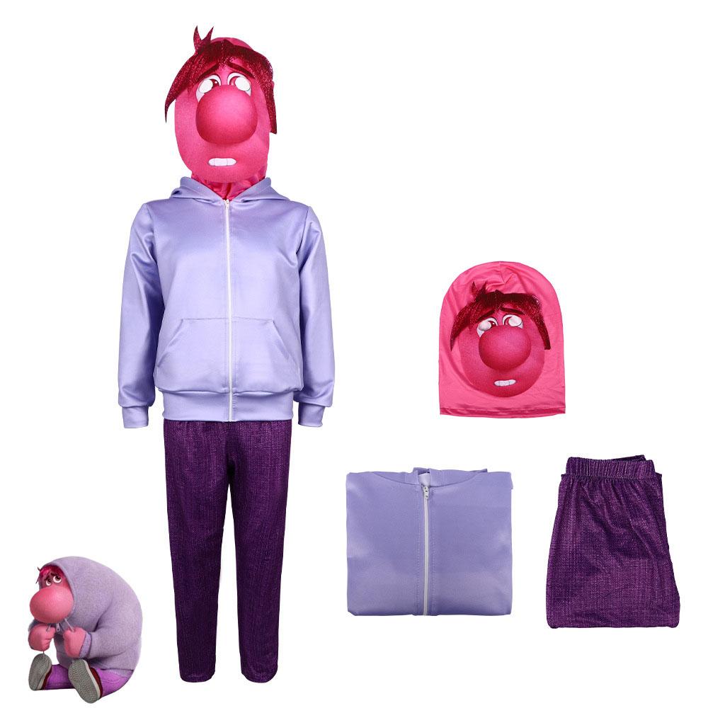 Inside Out 2 Embarrassment Costume Halloween Stage Performance Outfit for Kids and Adults