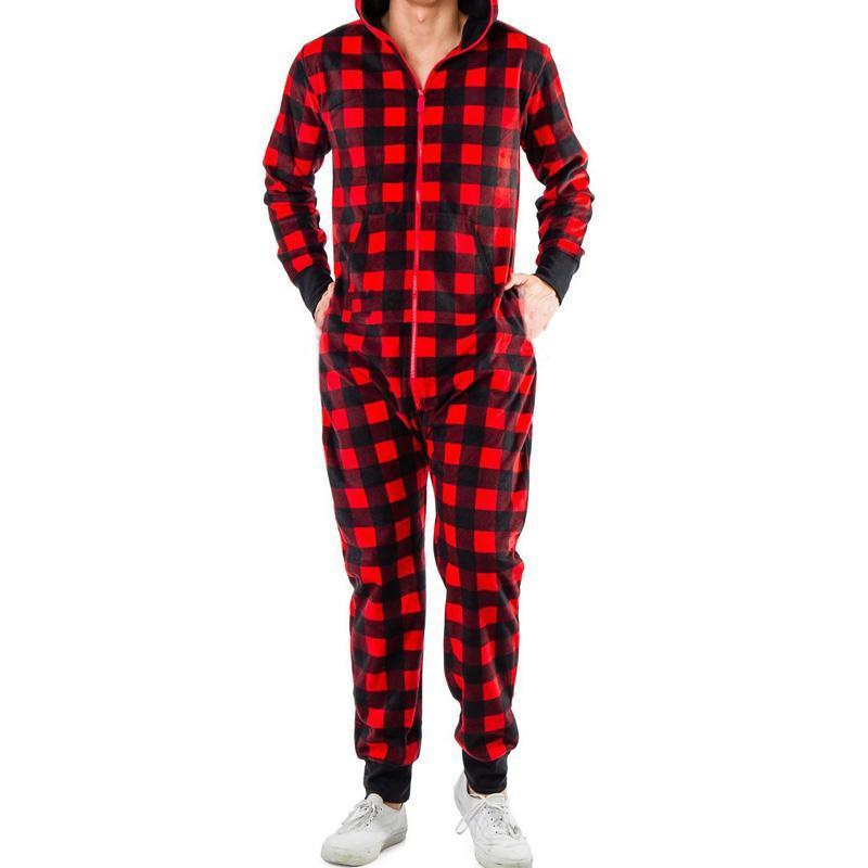 Christmas Pajamas Jumpsuit Humping Reindeer Elk Balls Hoodie for Men