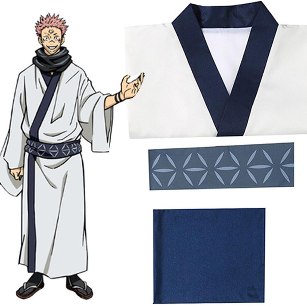 BuyJujutsu Kaisen Ryomen Sukuna kimono Costume Party Carnival Cosplay Full Set Now Cheaper With 3 - 5 Days Ship - PajamasBuy