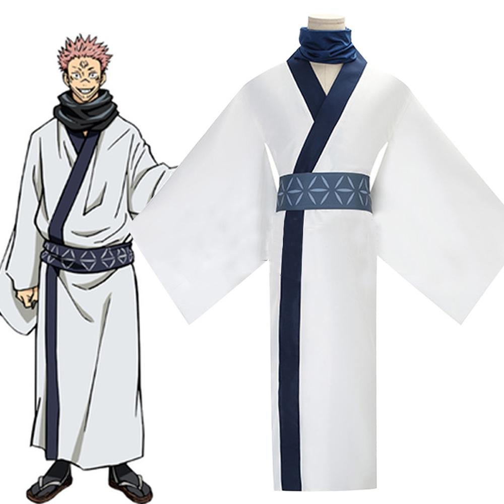 BuyJujutsu Kaisen Ryomen Sukuna kimono Costume Party Carnival Cosplay Full Set Now Cheaper With 3 - 5 Days Ship - PajamasBuy