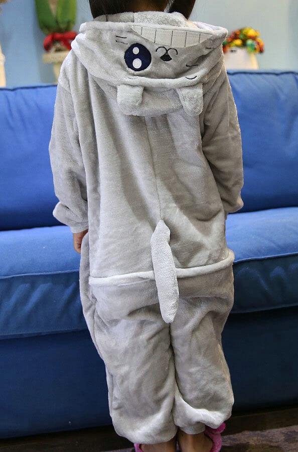 Kid Onesies Hoodie Blink Totoro Animal Kigurumi Pajamas - Pajamasbuy