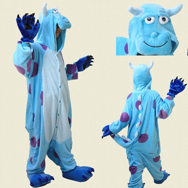 BuyKid Sully Monster Inc Onesie Animal Pajamas Kigurumi Costume Now Cheaper With 3 - 5 Days Ship - PajamasBuy