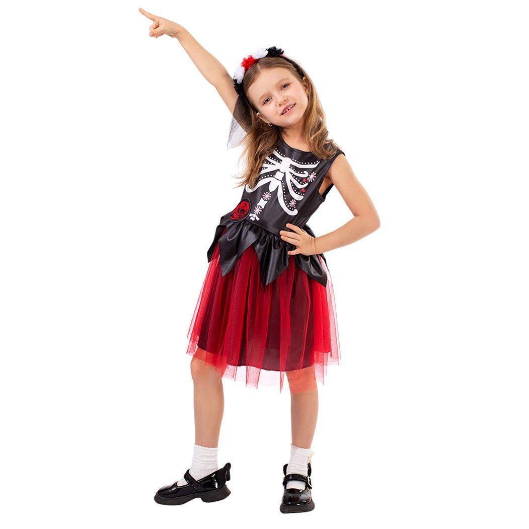 Kids' Day of the Dead Cosplay Costume Doomsday Revenant Halloween Party Outfit - Pajamasbuy