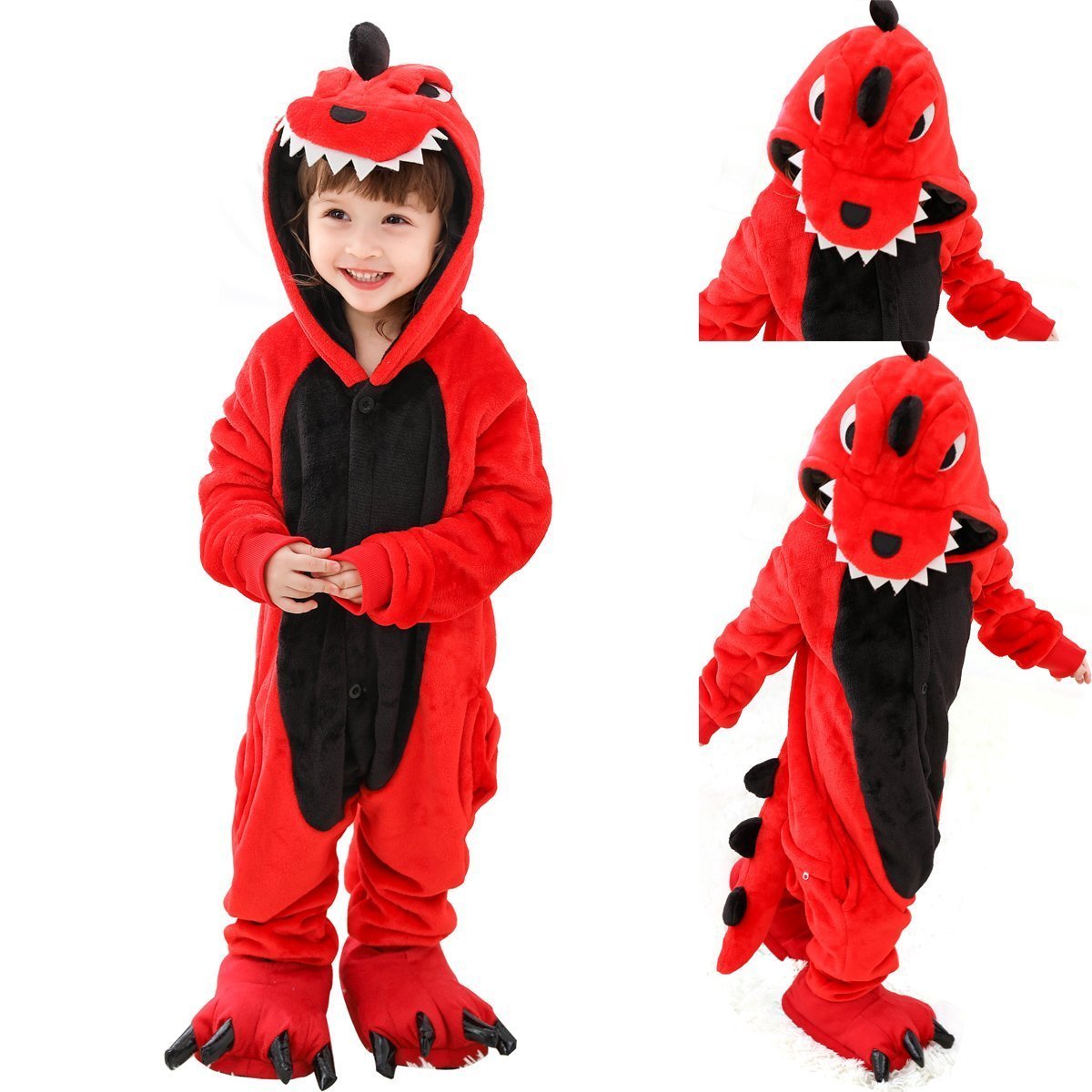 BuyKids Dinosaur Short Sleeves Animal Kigurumi Onesies Pajamas Now Cheaper With 3 - 5 Days Ship - PajamasBuy