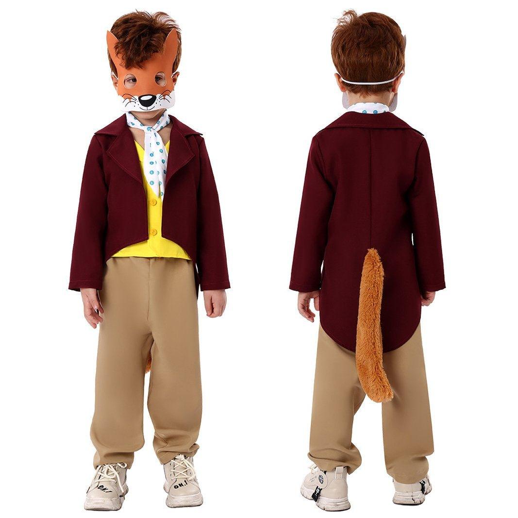 Kids Fantastic Mr. Fox Animal Halloween Cosplay Party Costumes - Pajamasbuy