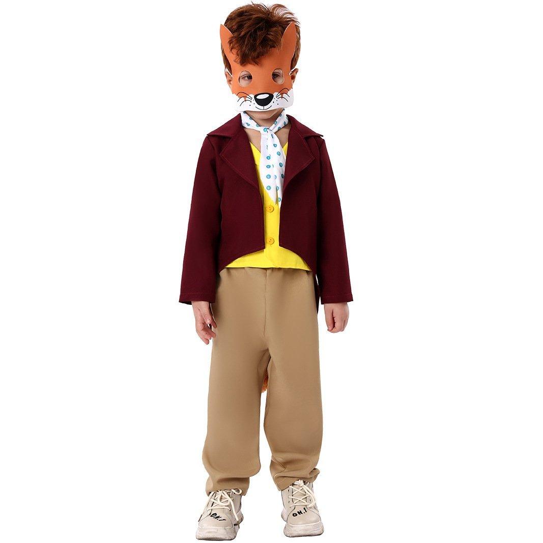 Kids Fantastic Mr. Fox Animal Halloween Cosplay Party Costumes - Pajamasbuy