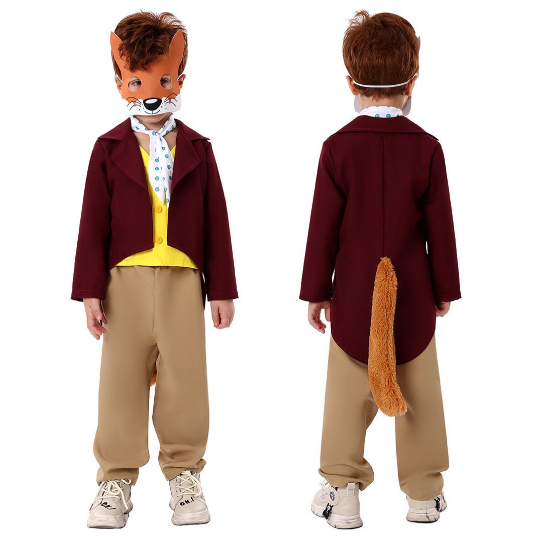 BuyKids Fantastic Mr. Fox Animal Halloween Cosplay Party Costumes Now Cheaper With 3 - 5 Days Ship - PajamasBuy