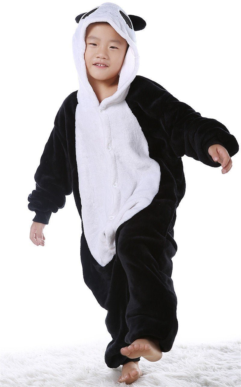 BuyKids Onesies Panda Animal Kigurumi Pajamas Costume Hoodie Now Cheaper With 3 - 5 Days Ship - PajamasBuy