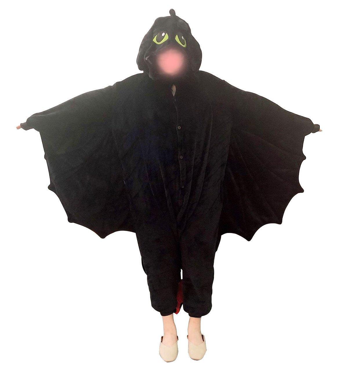 Kigurumi Anime How to Train Your Dragon Toothless Cosplay Costume Jumpsuit Pajamas Funny Dragon Onepiece - Pajamasbuy