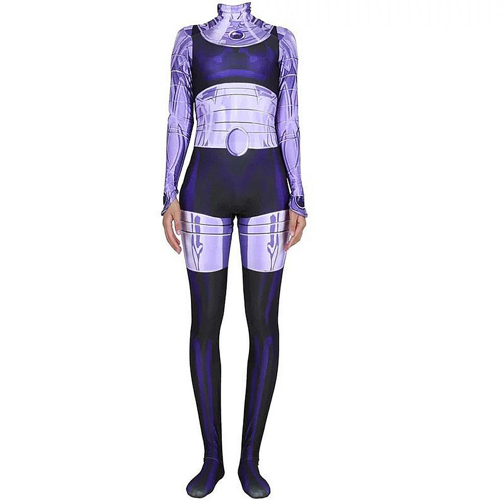 BuyKomand'r Blackfire Costume Jumpsuit Bodysuit Titans Cosplay Halloween Now Cheaper With 3 - 5 Days Ship - PajamasBuy