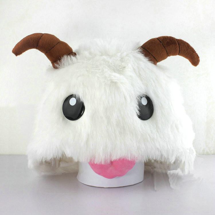 BuyLeague of Legends LOL Poro Plush Hat Soft Cute Now Cheaper With 3 - 5 Days Ship - PajamasBuy