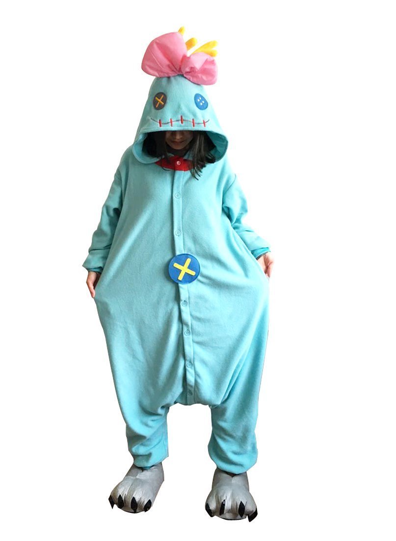 BuyLilo Stitch the Doll Scrump Kigurumi Onesies Pajamas cosplay costume Party Halloween Now Cheaper With 3 - 5 Days Ship - PajamasBuy