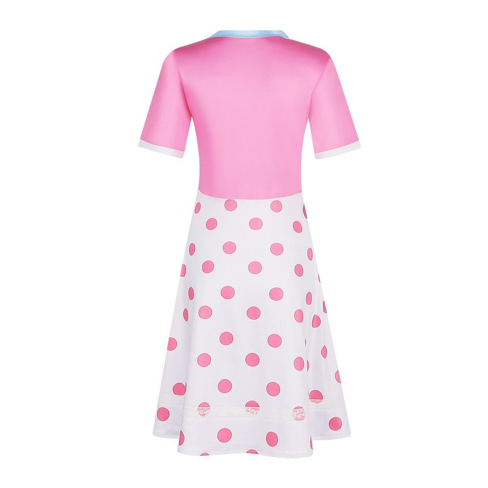 Little Bo Peep Toy Story Pink Dress Carnival Cosplay Costume For Adult - Pajamasbuy