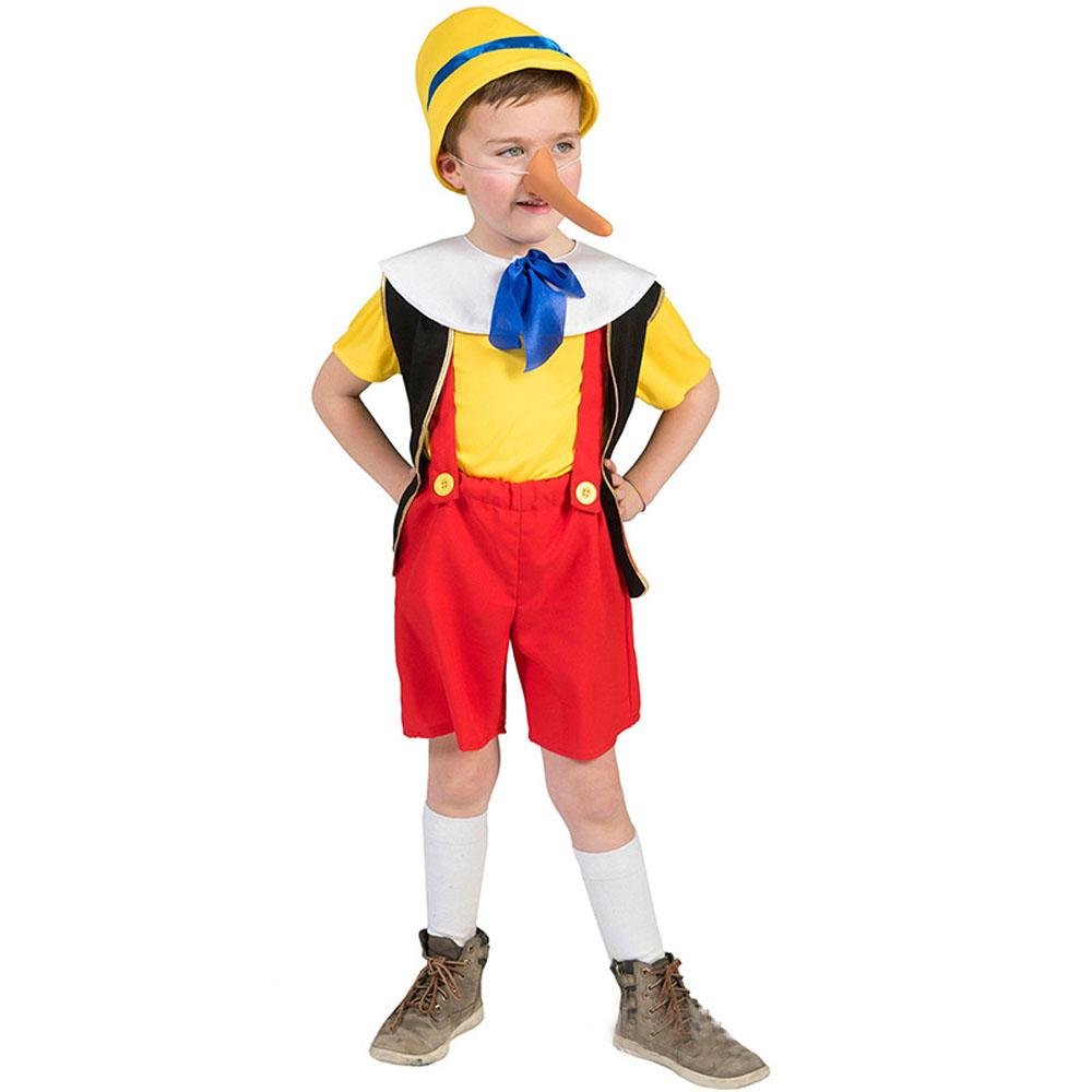 BuyLong nose Pinocchio Set Halloween Carnival Cosplay Costume For Kids Now Cheaper With 3 - 5 Days Ship - PajamasBuy