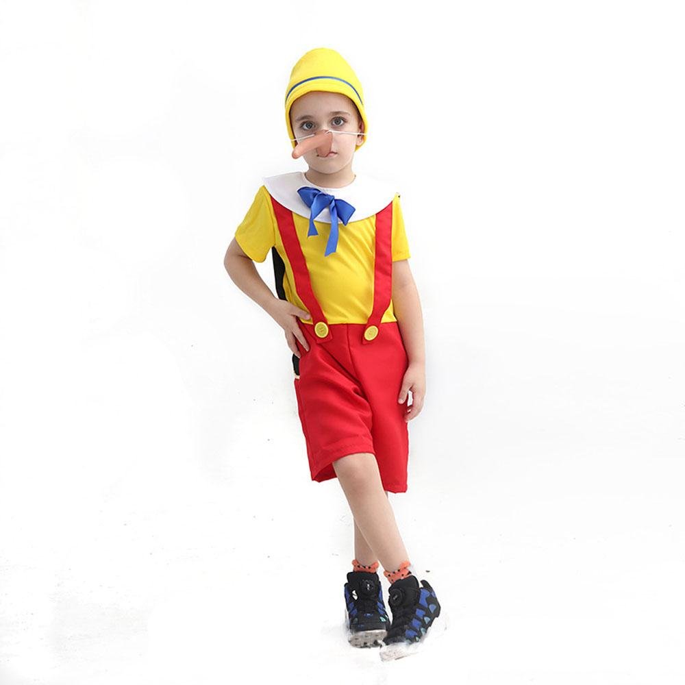 BuyLong nose Pinocchio Set Halloween Carnival Cosplay Costume For Kids Now Cheaper With 3 - 5 Days Ship - PajamasBuy