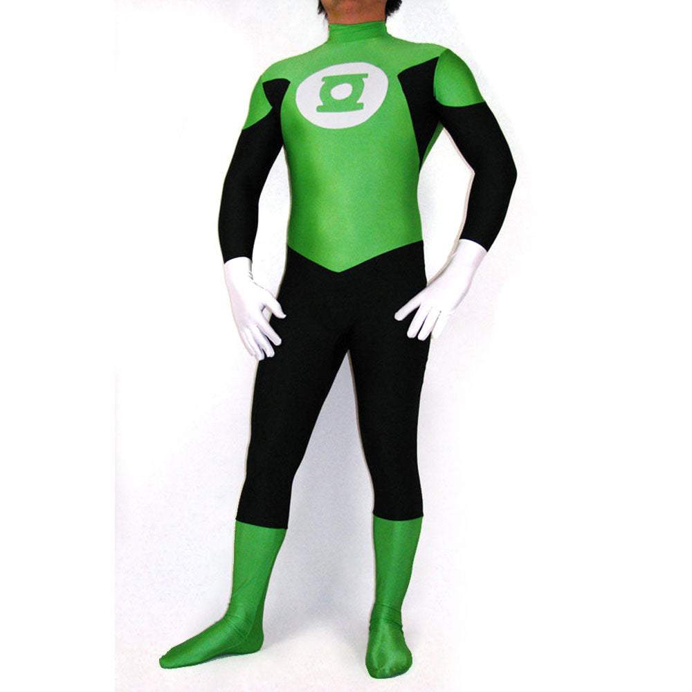 BuyMale Green Lantern Bodysuit Lycra Spandex Zentai Cosplay Costume Now Cheaper With 3 - 5 Days Ship - PajamasBuy