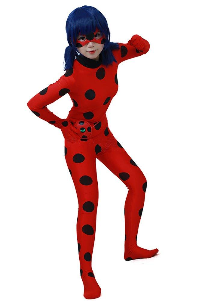 Marinette Dupain Cheng Miraculous Ladybug Cosplay Adult Costume Zentai Kids - Pajamasbuy