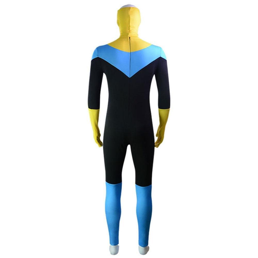 Mark Grayson Invincible Costume Bodysuit Zentai Hero Cloak Cosplay - Pajamasbuy