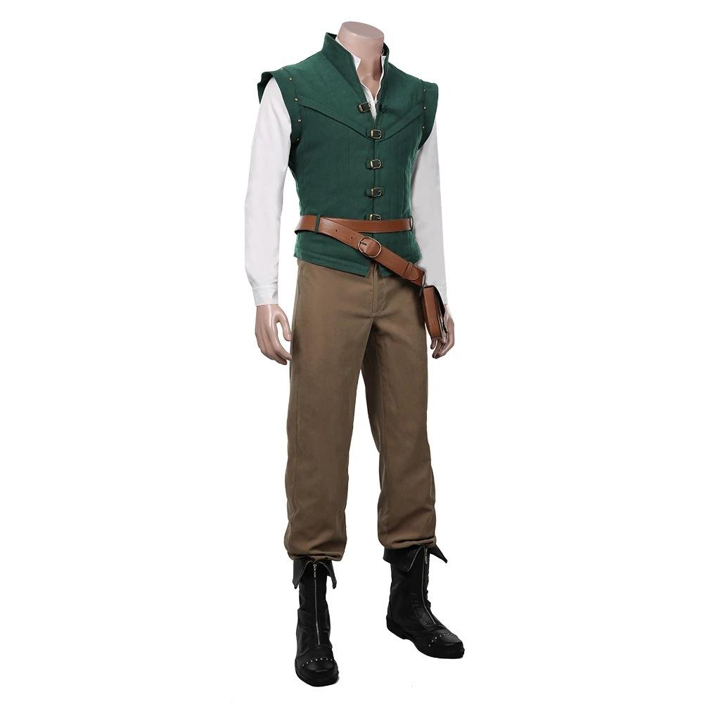 BuyMen Tangled - Flynn Rider Vest Shirt Outfits Halloween Carnival Suit Cosplay Costume Now Cheaper With 3 - 5 Days Ship - PajamasBuy