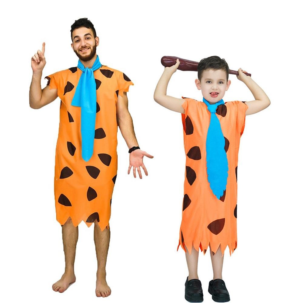 BuyMen Wilma Flintstone Outfits Cosplay Costume Halloween Adults Kids Now Cheaper With 3 - 5 Days Ship - PajamasBuy