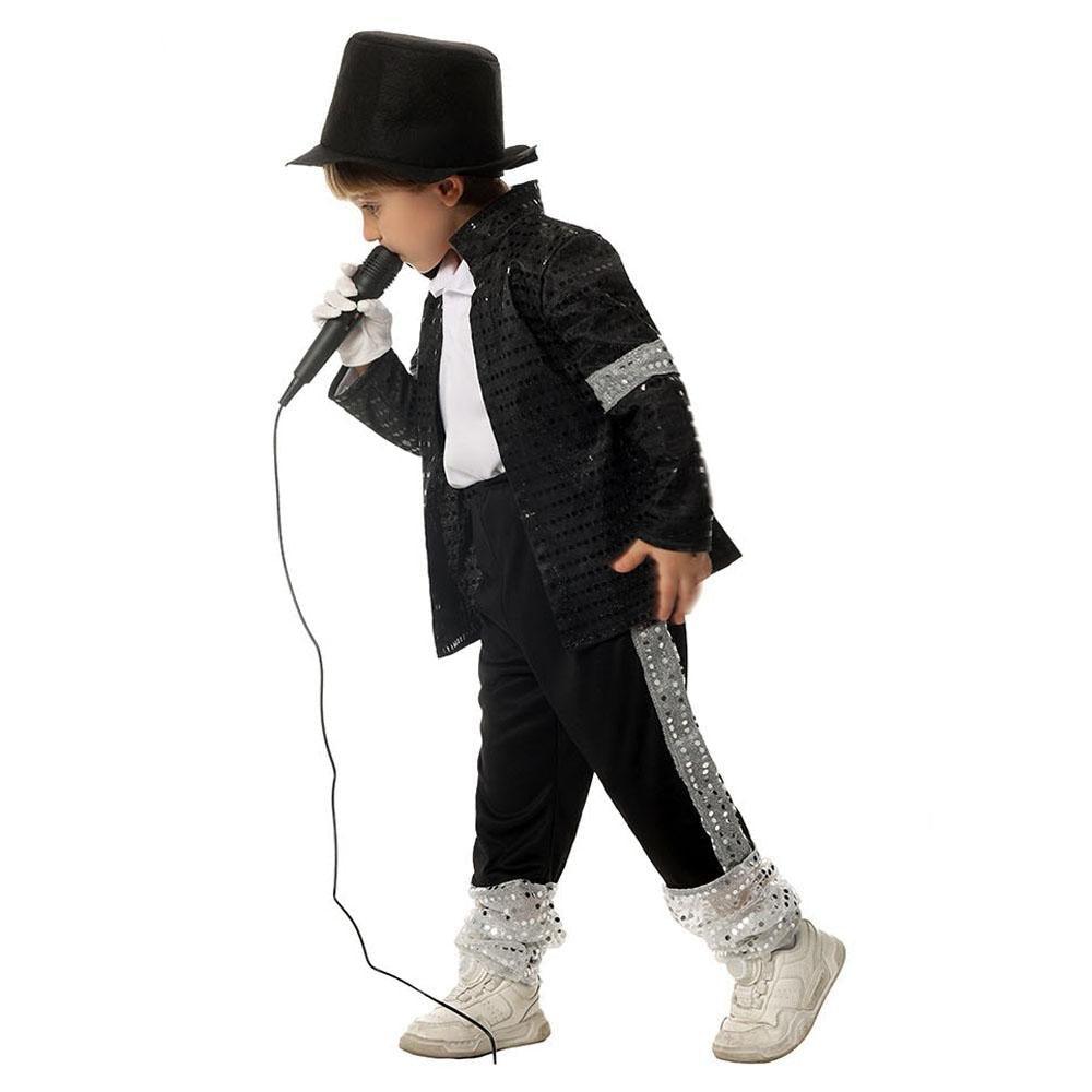 Michael Jackson Kids Performance Costume Tap Dance MJ Imitation Outfit - Pajamasbuy