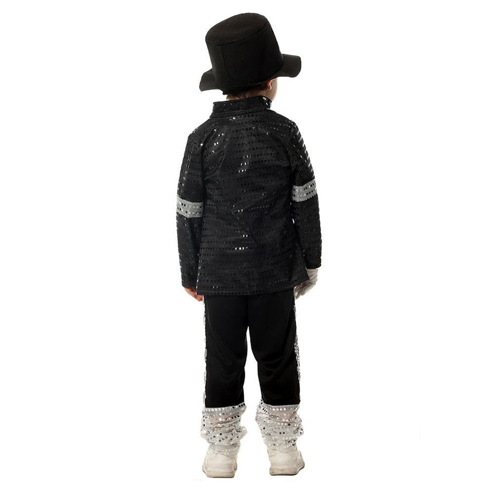 BuyMichael Jackson Kids Performance Costume Tap Dance MJ Imitation Outfit Now Cheaper With 3 - 5 Days Ship - PajamasBuy