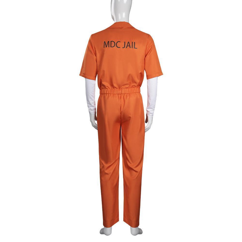 BuyMichael Morbius Prison Jumpsuit Cosplay Costume Prisoner Uniform Halloween Carnival Outfit Now Cheaper With 3 - 5 Days Ship - PajamasBuy