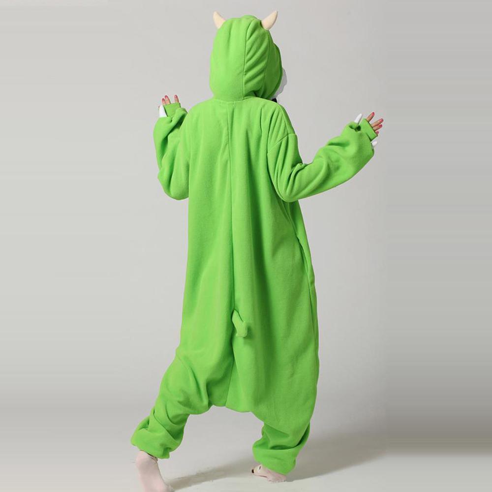 Mike Wazowski Monster University Kigurumi Onesies Pajamas Costume - Pajamasbuy