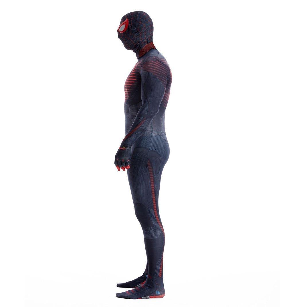 Miles Morales Spider Man PS5 Cosplay Suit Ultimate Costume for Kids and Adults - Pajamasbuy