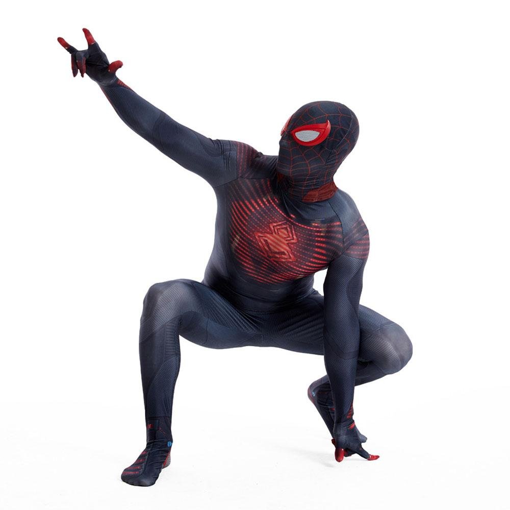 BuyMiles Morales Spider Man PS5 Cosplay Suit Ultimate Costume for Kids and Adults Now Cheaper With 3 - 5 Days Ship - PajamasBuy