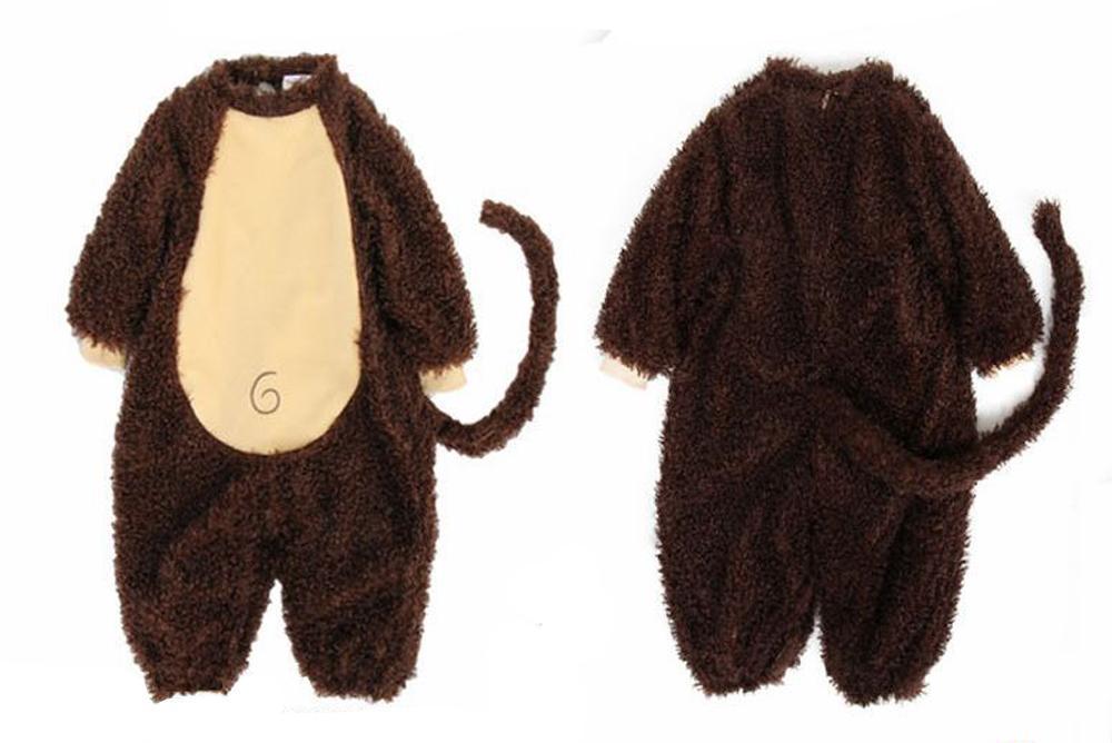 BuyMonkey Romper Baby Infant Toddler Animal Onesie Costume Now Cheaper With 3 - 5 Days Ship - PajamasBuy