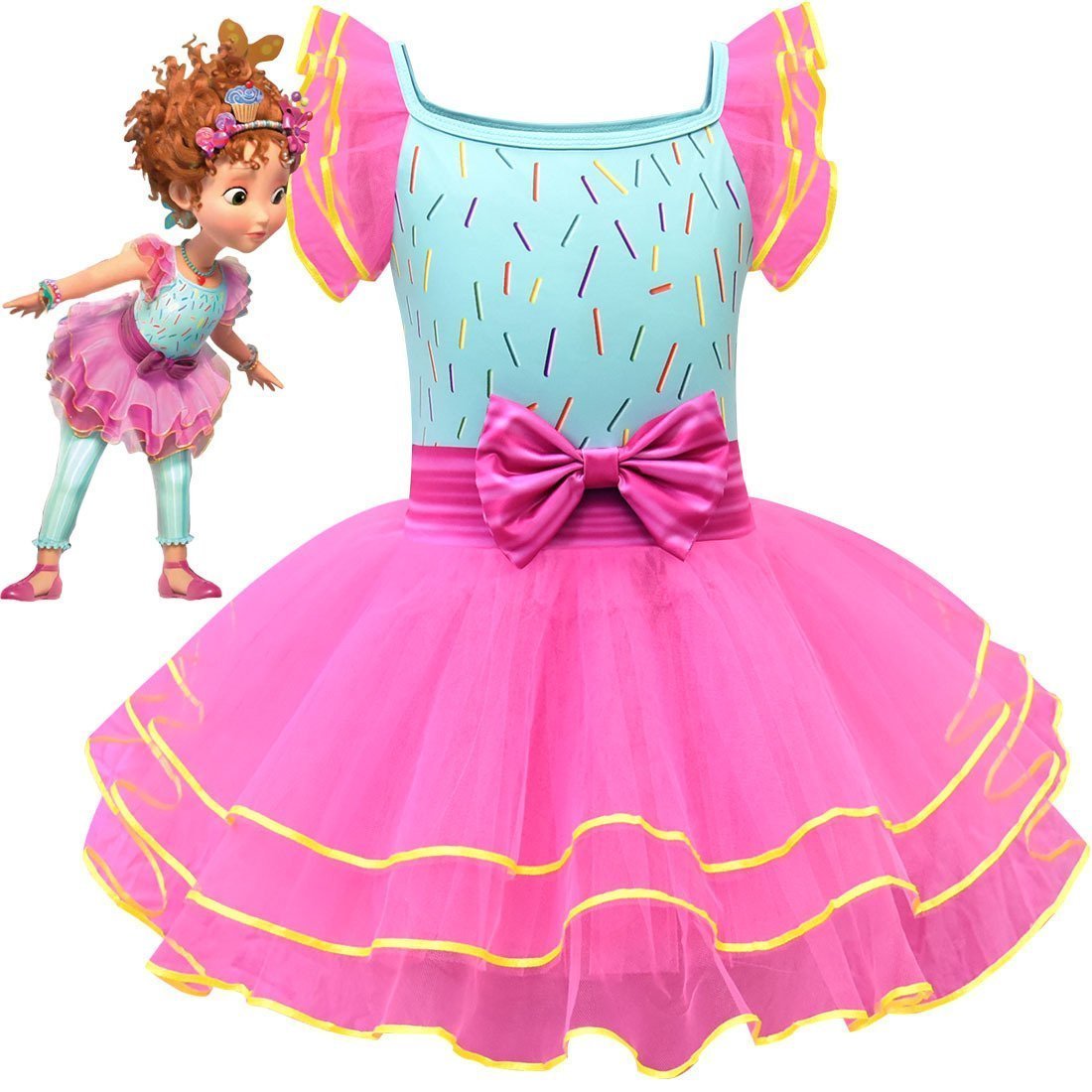 Buynancy Tutu Dress pink Princess Girls Birthday Party Dress Children fancy nancy Kids Unicorn Costume Now Cheaper With 3 - 5 Days Ship - PajamasBuy