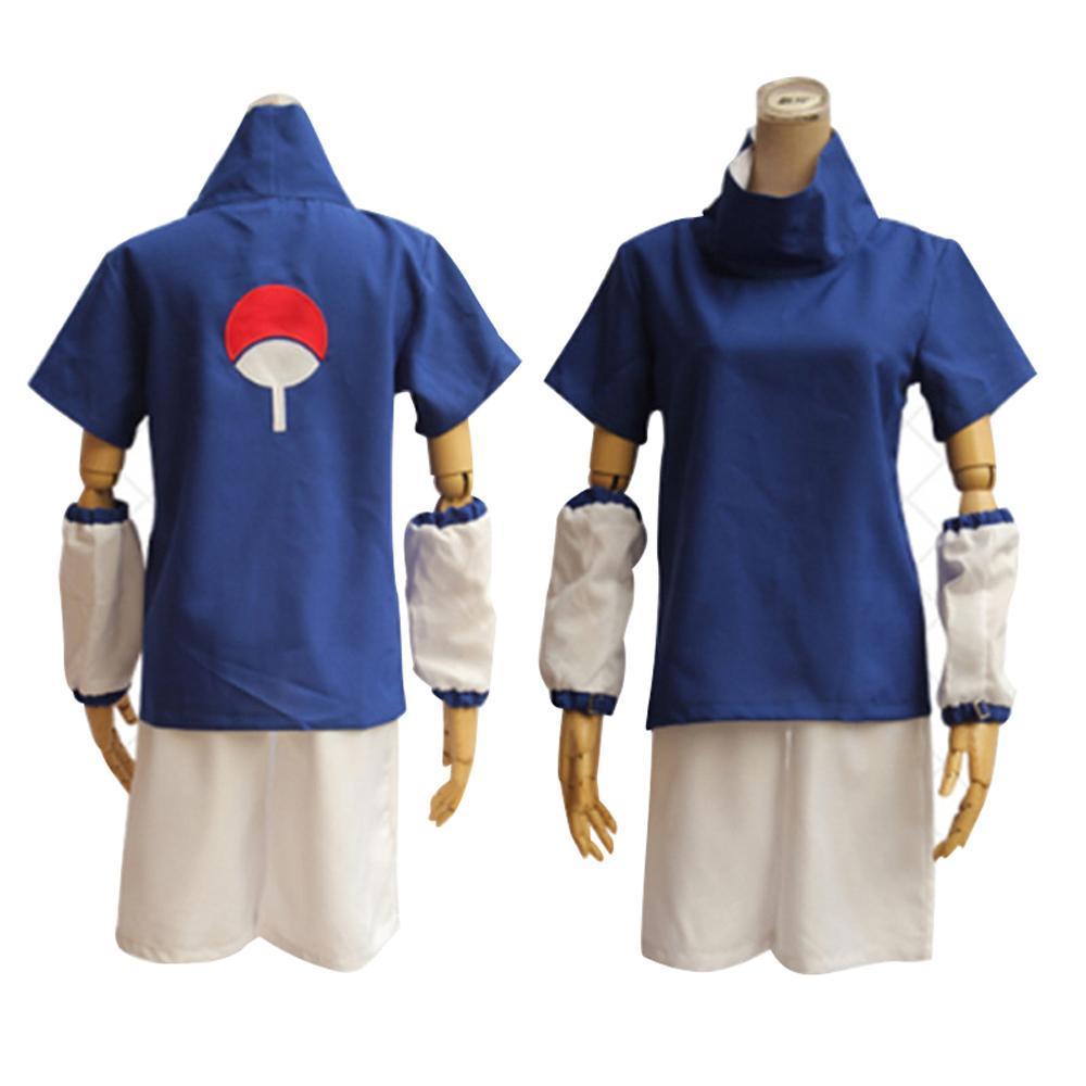 BuyNaruto Sasuke Uchiha Cosplay Costumes Anime Halloween Outfit Set Dress Up for Men Now Cheaper With 3 - 5 Days Ship - PajamasBuy