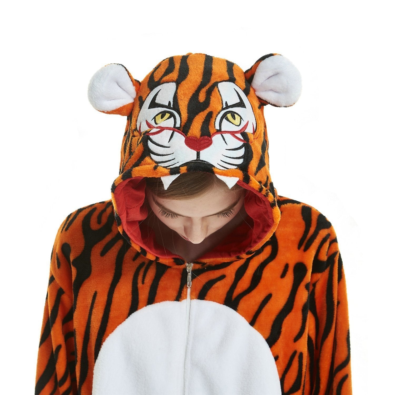 BuyNew Tiger Kigurumi Onesies Pajamas For Adult costume Now Cheaper With 3 - 5 Days Ship - PajamasBuy