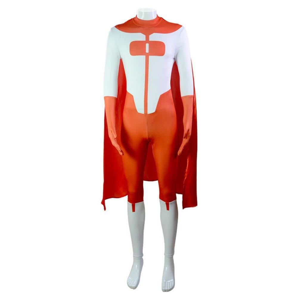 Omni - Man Invincible Costume Bodysuit Zentai Hero Cloak Cosplay - Pajamasbuy