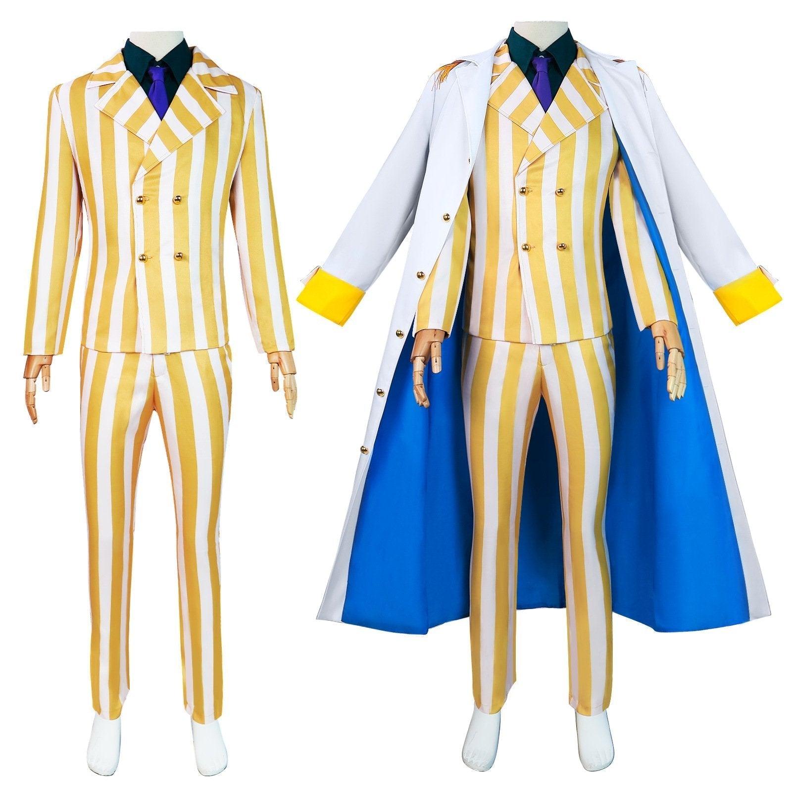 One Piece Wano Country Kizaru Costume Party Carnival Cosplay Full Set - Pajamasbuy