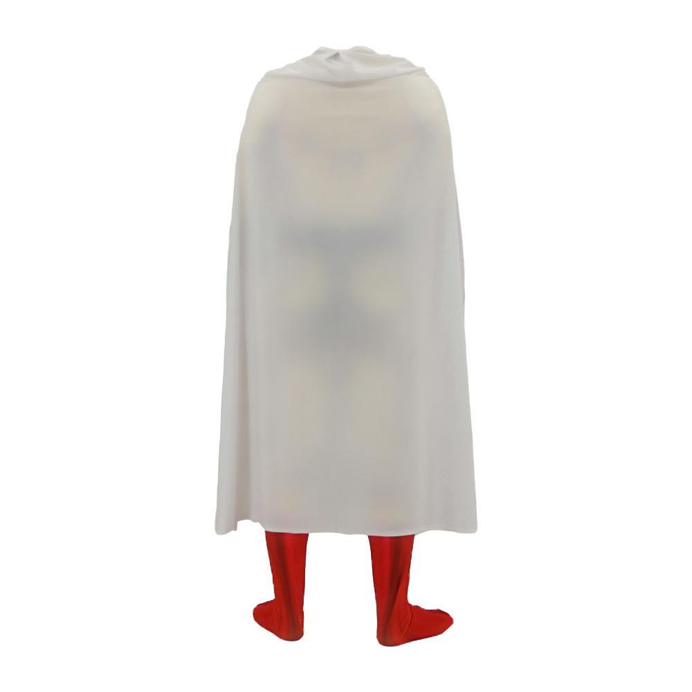 One Punch Man Saitama Costume Cosplay Zentai Suit Jumpsuit for Kids Adult - Pajamasbuy