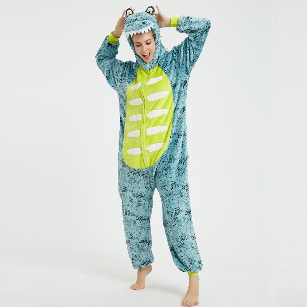 BuyOnesie Kigurumi Pajamas Print Frog Adult's Flannel blue Frog Winter Sleepwear Animal Costume Now Cheaper With 3 - 5 Days Ship - PajamasBuy