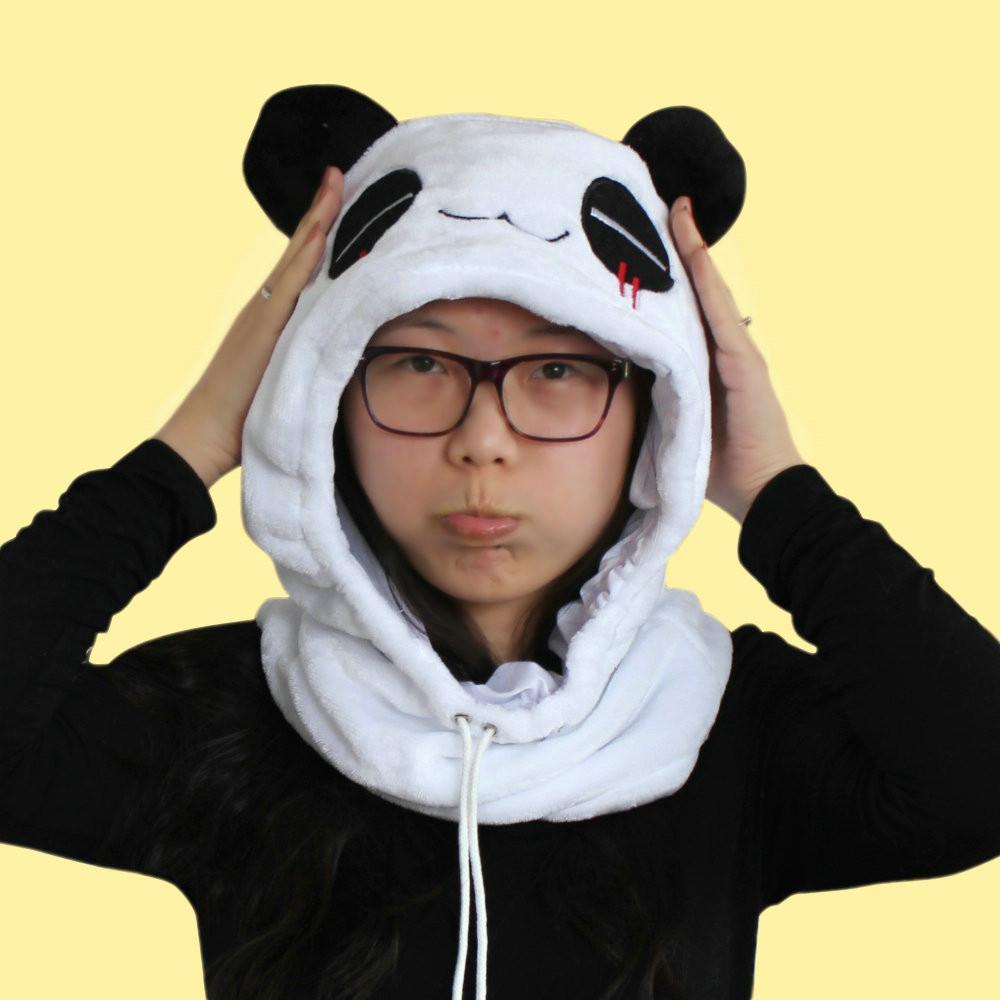 BuyPanda Kigurumi Neck warmer Hooded animal hat Now Cheaper With 3 - 5 Days Ship - PajamasBuy