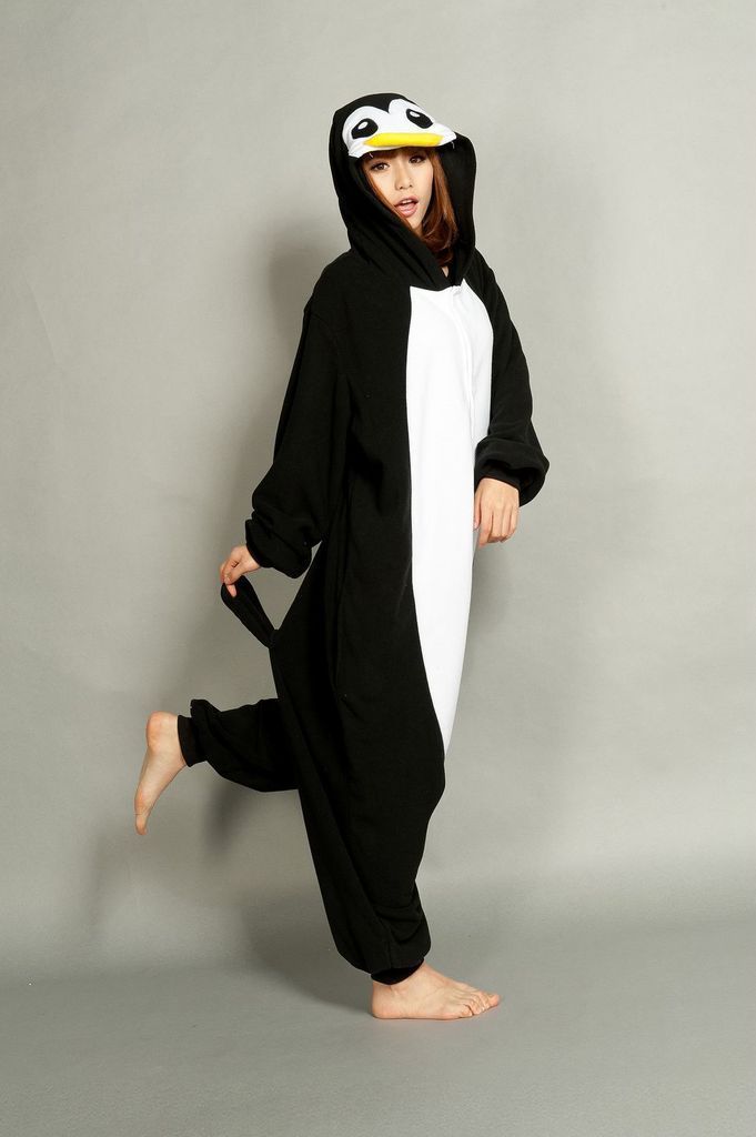 BuyPenguin Onesies Hoodie Pajamas Animal Kigurumi Costume Now Cheaper With 3 - 5 Days Ship - PajamasBuy