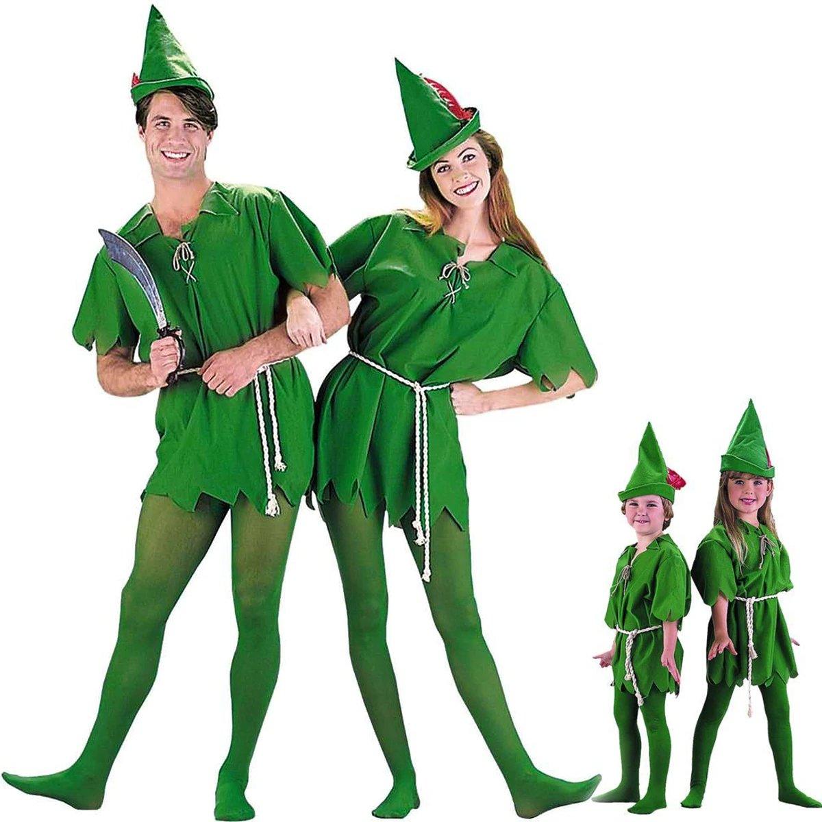 Peter Pan Robin Hood Storybook Adult Kid Dress Up Party Green Costume - Pajamasbuy