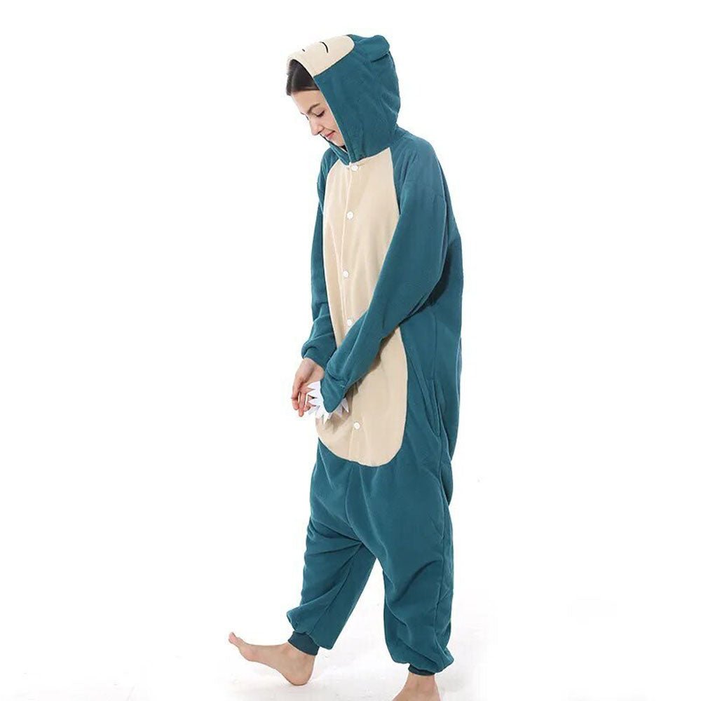 BuyPokemon Snorlax Animal Kigurumi Onesies Pajamas For Adult Now Cheaper With 3 - 5 Days Ship - PajamasBuy