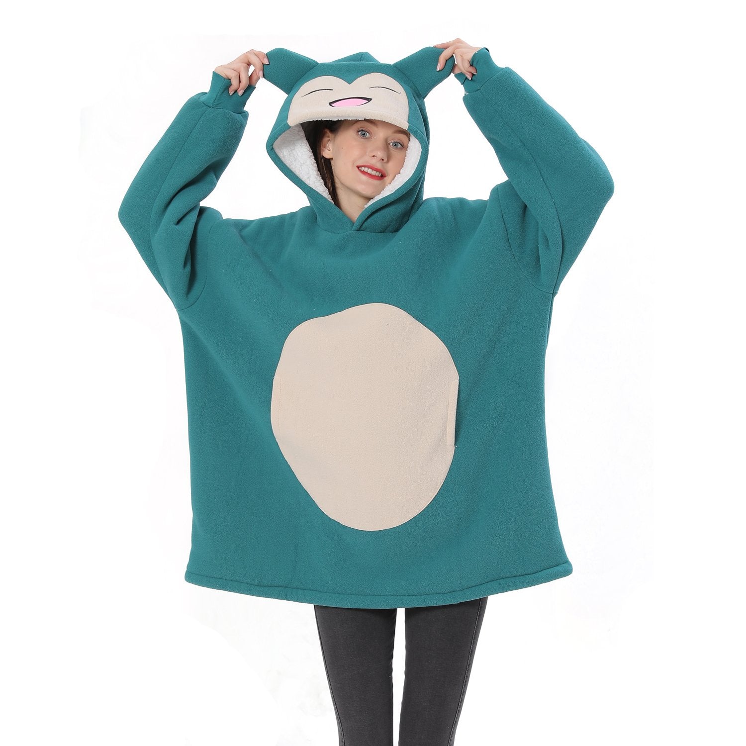 BuyPokémon Snorlax Costume Keep Warm Cozy Lazy TV Blanket Pajamas Now Cheaper With 3 - 5 Days Ship - PajamasBuy