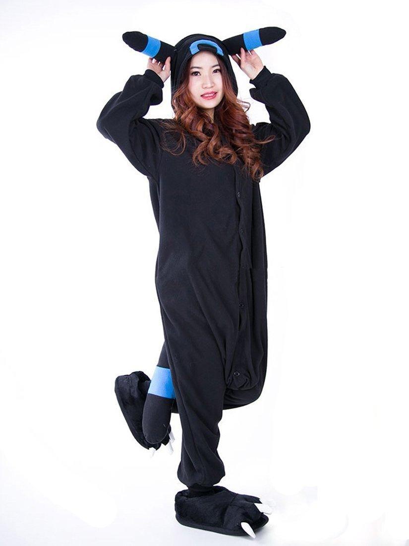 Pokemon Umbreon Eevee Kigurumi Onesie Hoodie Costume Pajamas - Pajamasbuy