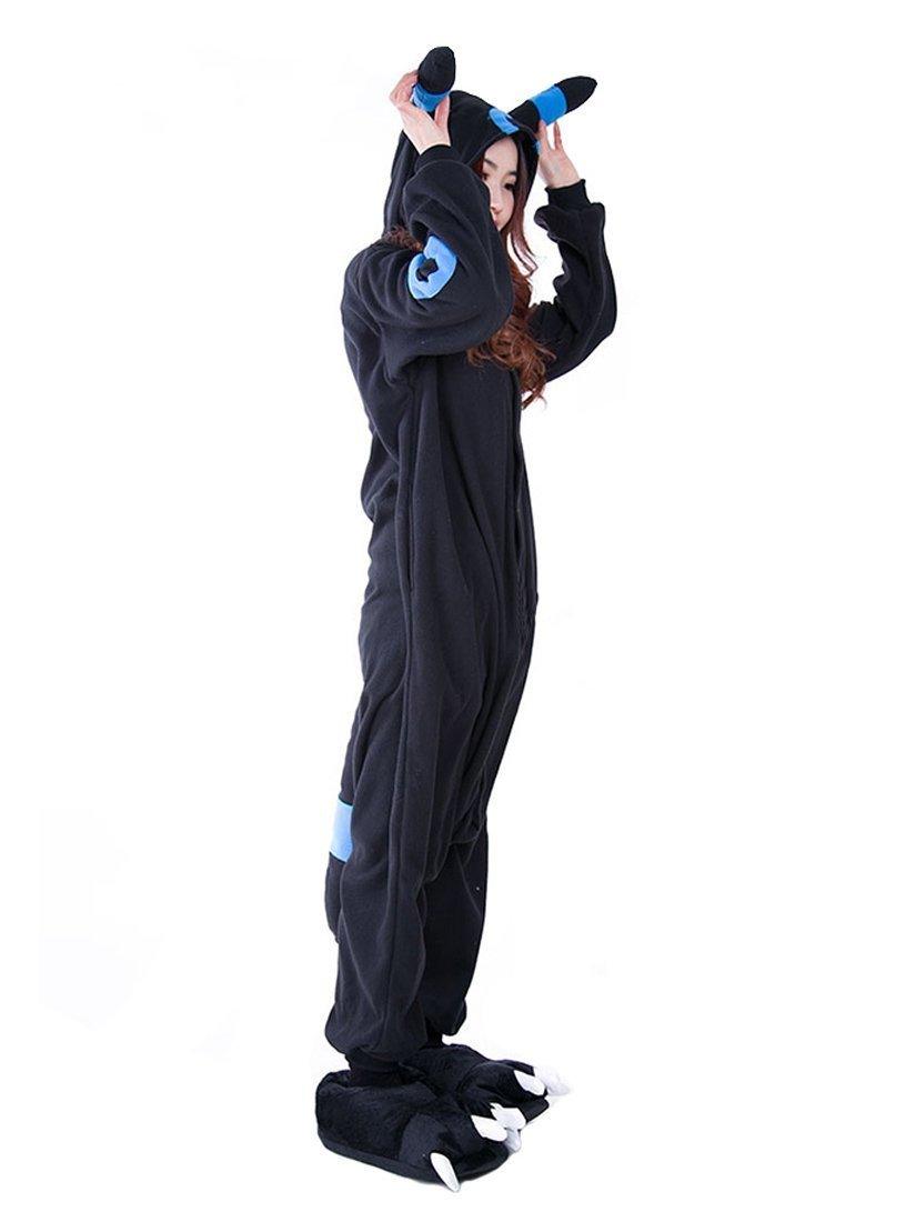 Pokemon Umbreon Eevee Kigurumi Onesie Hoodie Costume Pajamas - Pajamasbuy